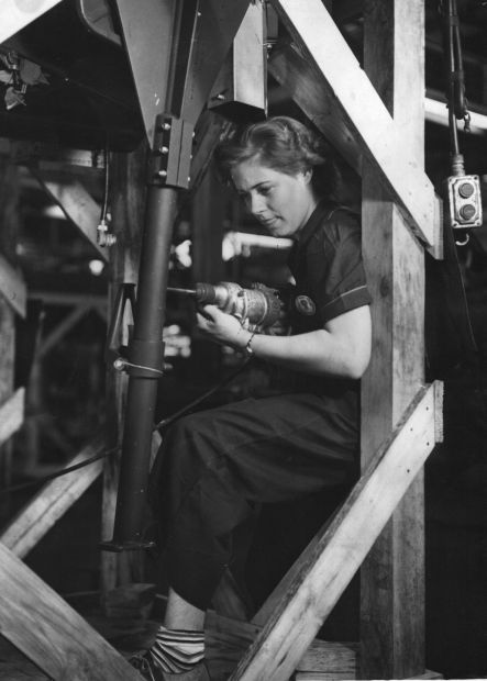 World War II factory work